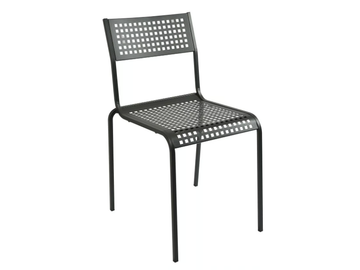 MONELLA 1 - Stackable galvanized steel garden chair by RD Italia - view 2